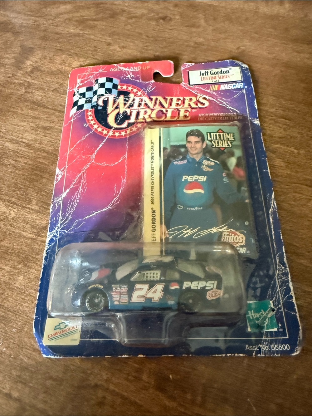 Hasbro Pepsi #24 Jeff Gordon Die-Cast Race Car - Blue, White, Red